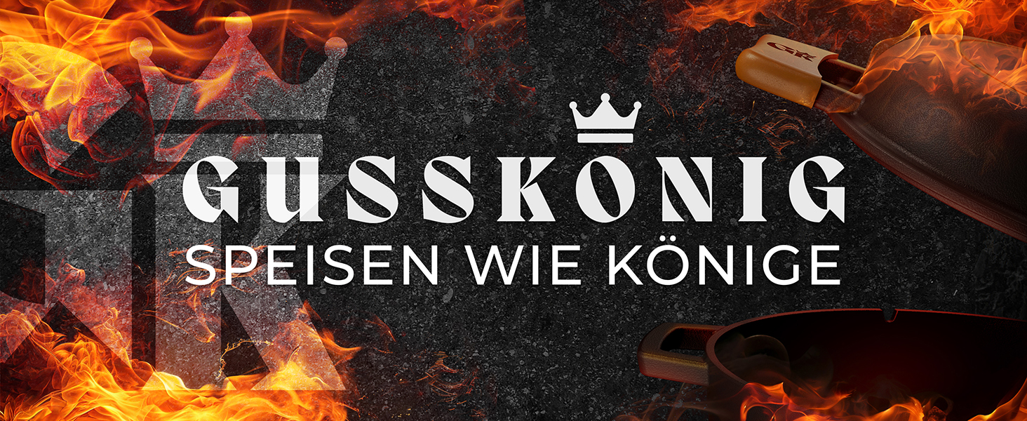 Голландська піч 2в1 з чавуну, 4.8л + сковорода з чавуну 1.8л - набір посуду для приготування, BBQ, кемпінгу та кухні. З кулінарною книгою та аксесуарами. 30 років гарантії. Чорний колір.