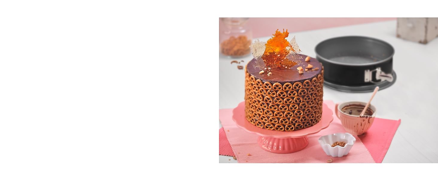 Форма для випічки Kaiser Mini Springform 18 см, антипригарне покриття, для міні-пирогів, сумісна з аерофритюрницею, Ø 18 см