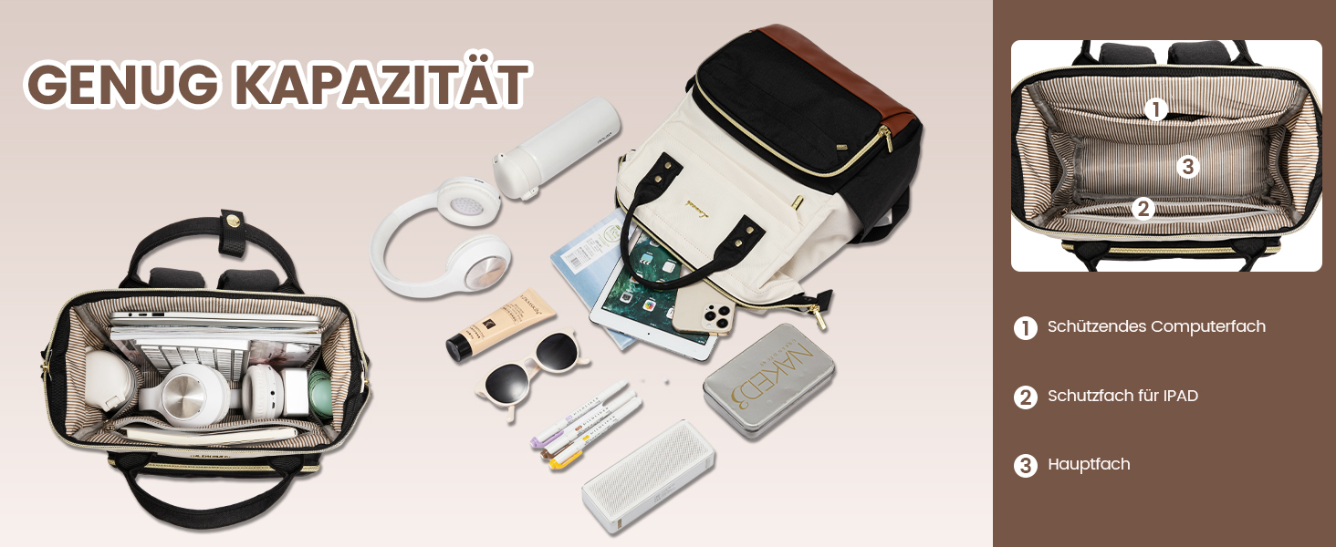 LOVEVOOK Рюкзак для жінок, великий, з відділенням для ноутбука 17.3 дюйма, шкільний, для підліток, дівчаток, для навчання, подорожей, бізнесу, водонепроникний, сірий, рожевий