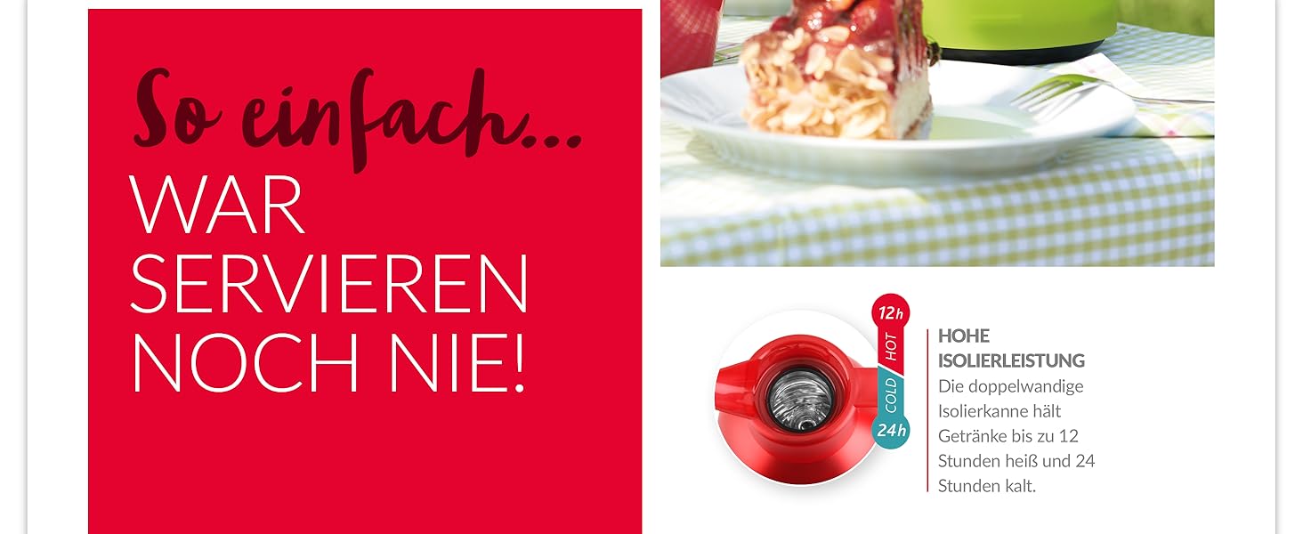 Термос Emsa Samba 1 л з Quick Press, білий, з ізоляцією, 12 год гарячий, 24 год холодний