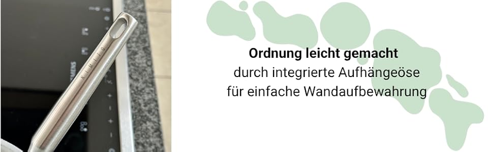 Набір кухонних помічників 7 шт. з нержавіючої сталі - високоякісні кухонні аксесуари для вока та кухні (ложка для подачі, шумовка, лопатка, лопатка для риби, половник, ложка для спагеті, лопатка для вока)