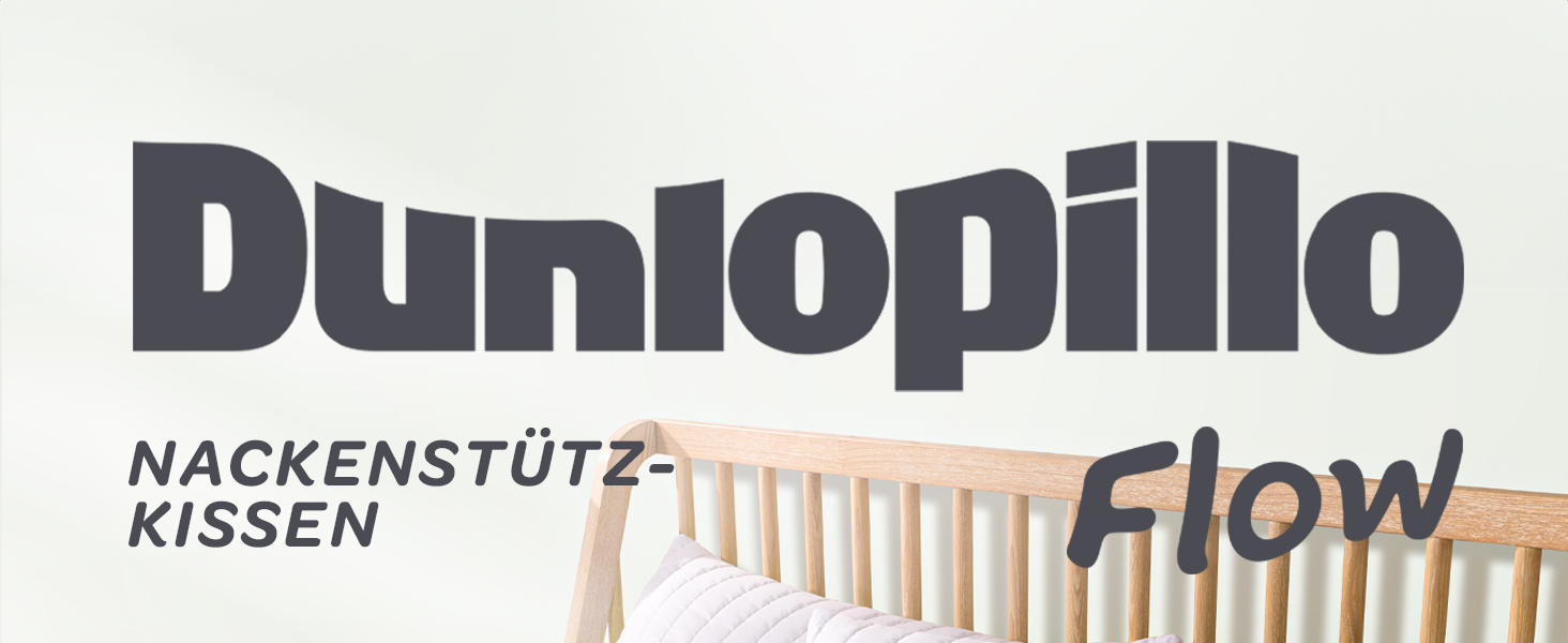 Ортопедична подушка для шиї Dunlopillo з ефектом пам'яті (Memory Foam), ергономічна підтримка при болях у шиї, 55x35x11 см