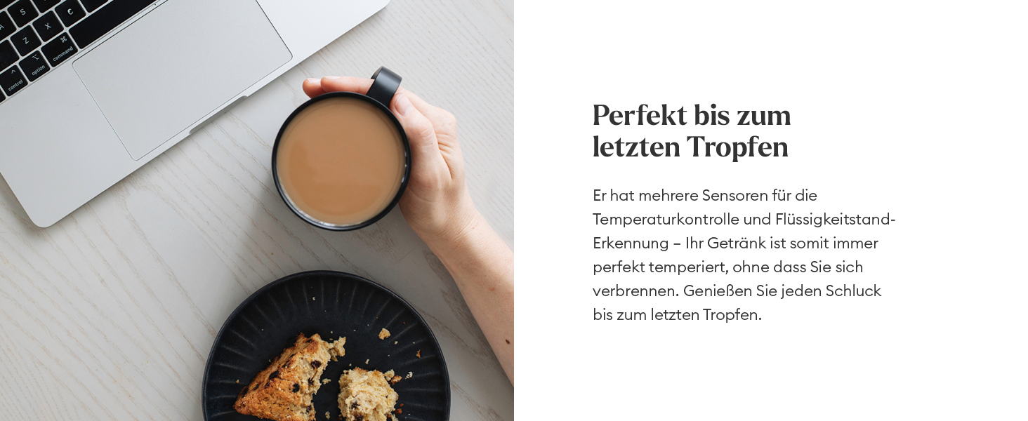 Розумний термокружка Ember Smart Mug 2, 295 мл, чорний: регулювання температури через додаток, LED дисплей, акумулятор, покращений дизайн