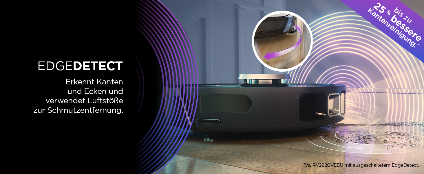 Робот-пилосос Shark PowerDetect 2-в-1 з функцією миття, самостійне очищення на 60 днів, LiDAR-навігація, NeverStuck, керування через додаток, RV2800ZEEU, чорний