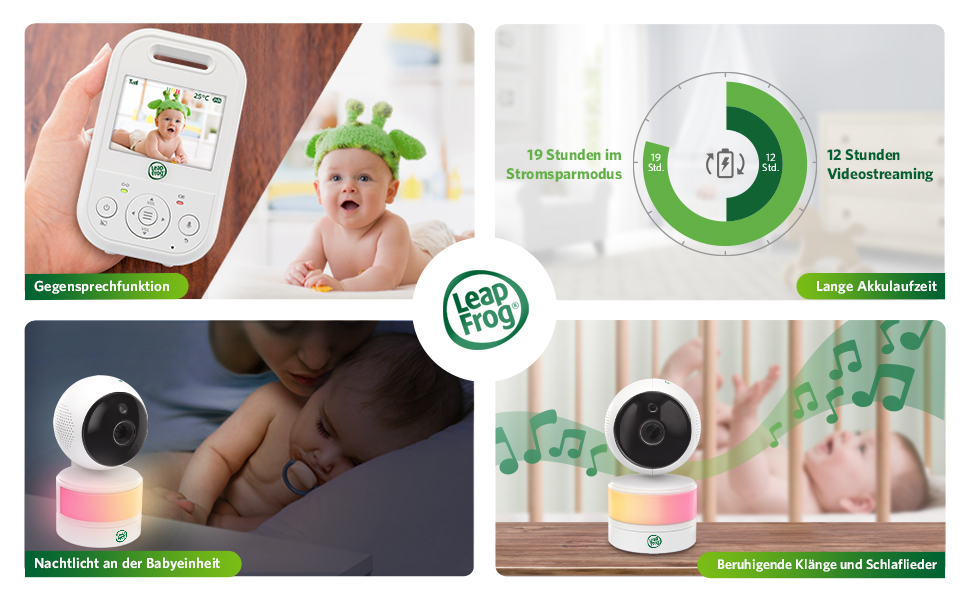 Радіоняня LeapFrog LF2423 з камерою, 2.8