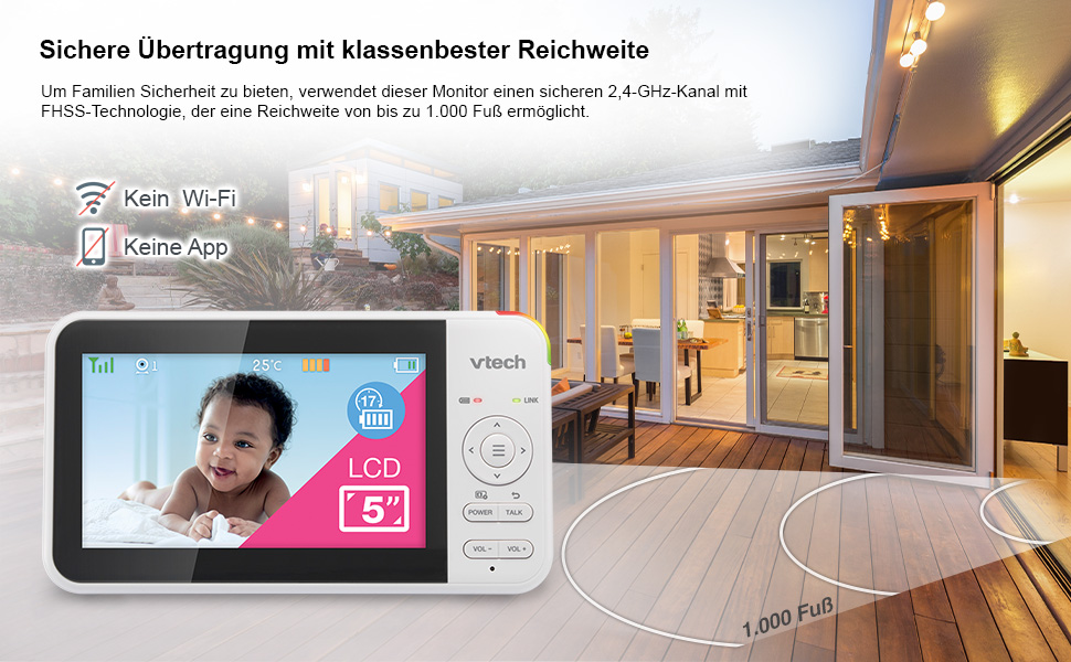 Відеоняня VTech VM924 з камерою, 5