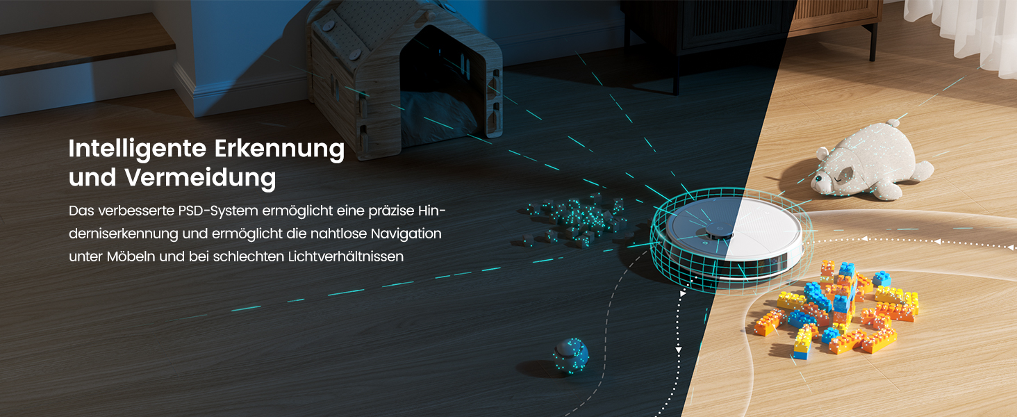 Робот-пилосос Lefant M3 з функцією миття, 12000Pa, LiDAR-навігація, білий
