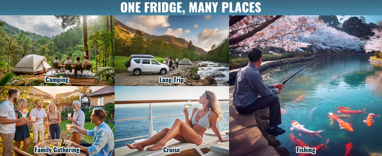 Автохолодильник VEVOR 12V/24V/220V 9л компресорний: для кемпінгу, авто, подорожей (-20°C ~ +20°C)