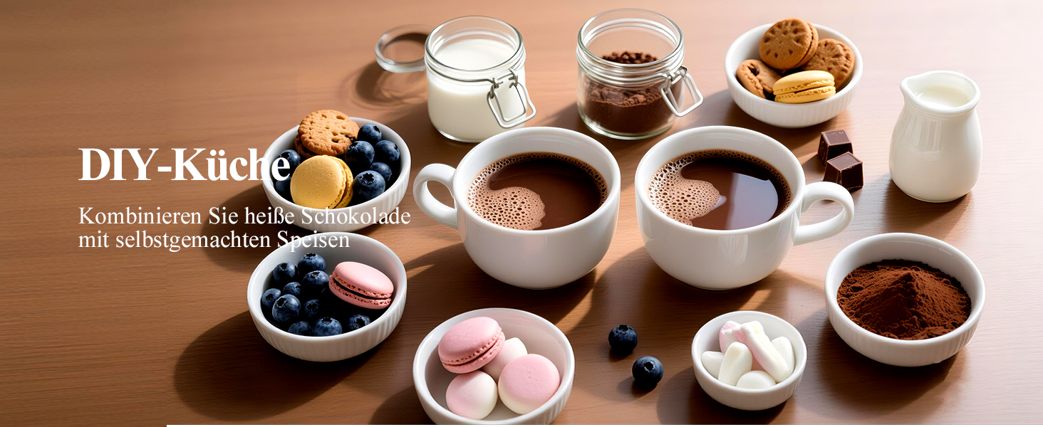 Електричний спінювач молока 5 в 1 - автоматичний спінювач молока з великим об'ємом, для гарячого та холодного молока, для капучино, лате, гарячого шоколаду, 500 мл, миється в посудомийній машині