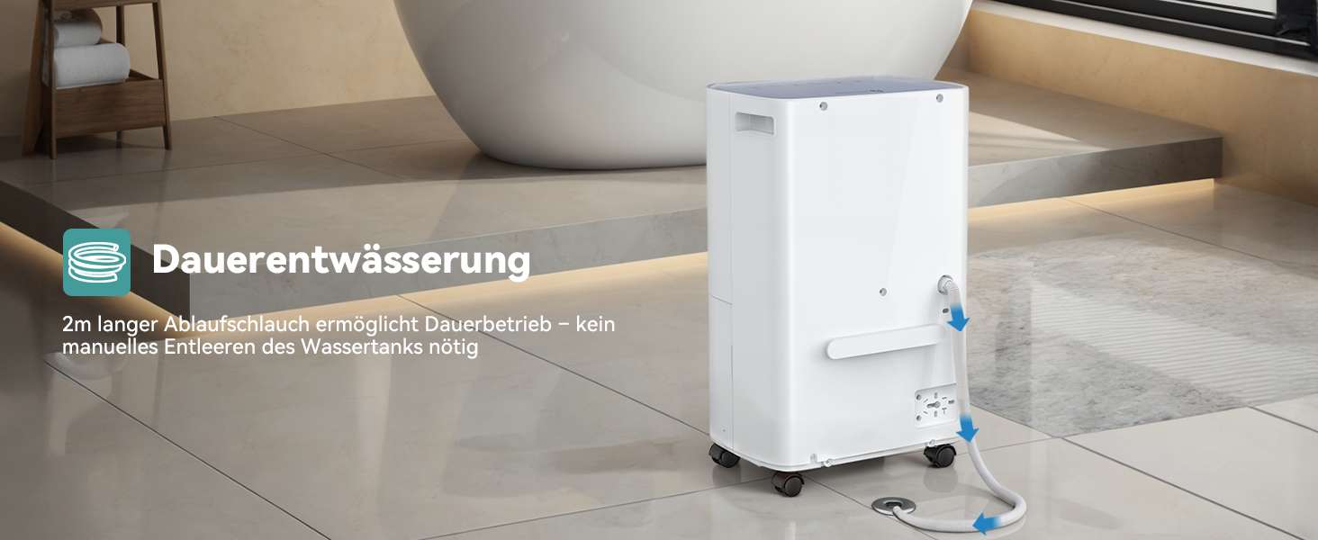 Електричний осушувач повітря Leenon 16L для підвалу, квартири, ванної кімнати. Тиха робота 36dB, режим сну, таймер 24H, сушка білизни, автоматичний перезапуск, 35м²