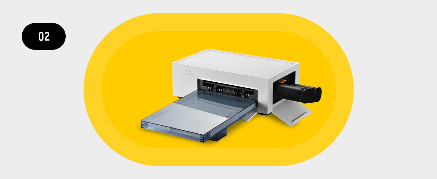 Портативний фотодрук для смартфонів Liene (10x15 см) + 2 пачки фотопаперу (20+80 листів), WiFi, сумісний з iPhone/Android/PC, 300 DPI, кольорова сублімація, білий