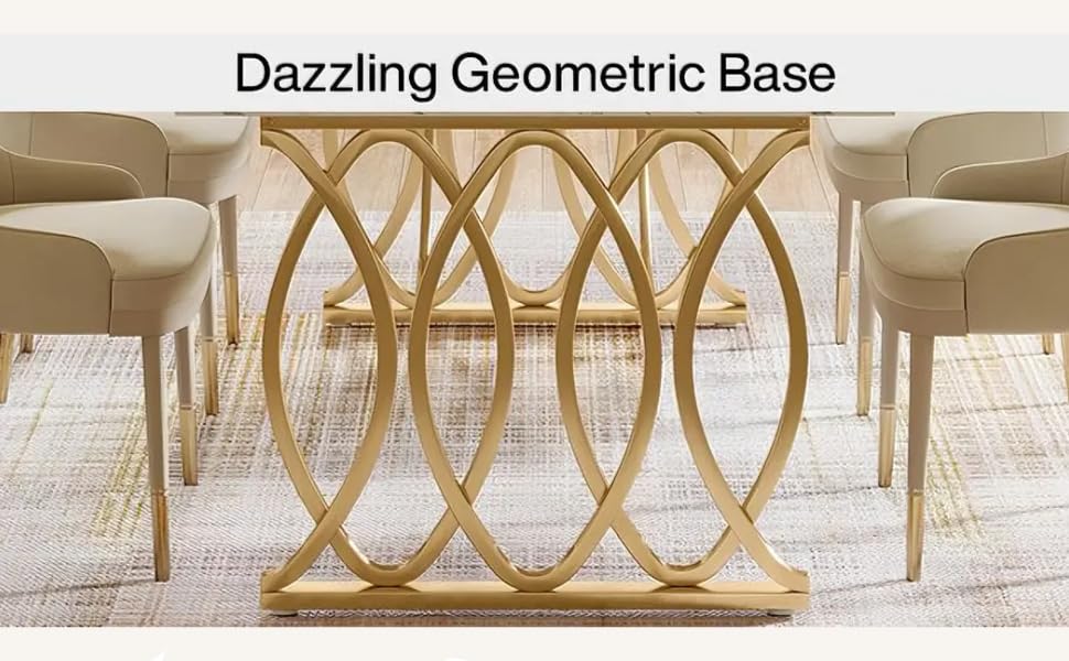 Білий обідній стіл 160x80 см з металевим каркасом та стільницею з акрилового каменю (Kunstmarmor) - для їдальні та кухні