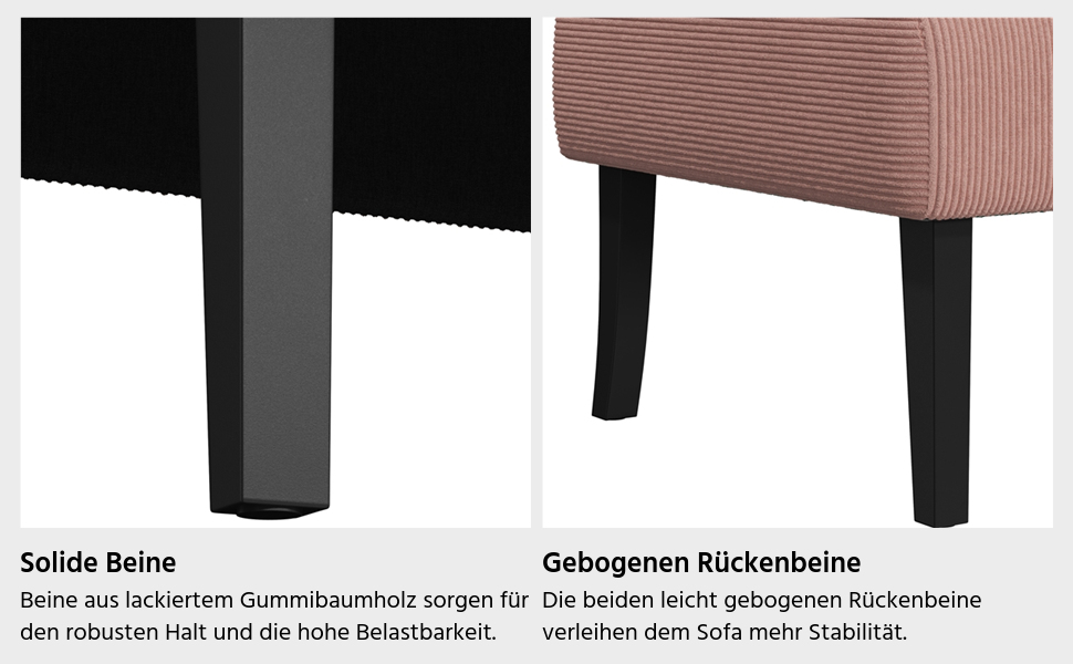 Диван-лавка Yaheetech для кухні/вітальні, 2 місця, без підлокітників, зелений/рожевий, м'який, оббивка з корду