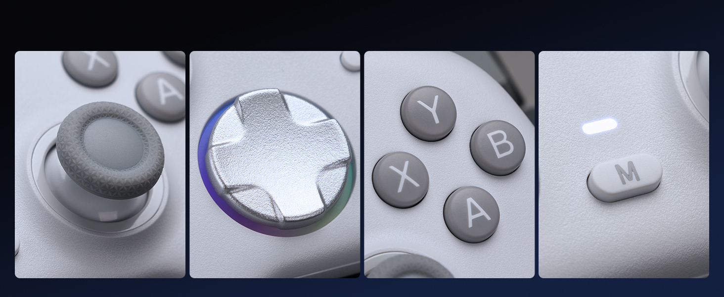 EasySMX X05PRO Бездротовий Геймпад для ПК, Switch, Android, iOS з тихими кнопками, Hall джойстиками та програмованими клавішами