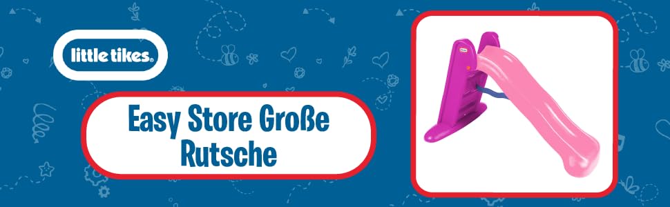 Little Tikes Перша гірка - ігровий набір для дому та саду, дитячий ігровий набір, безпечний та міцний, для дітей від 18 місяців (рожевий)