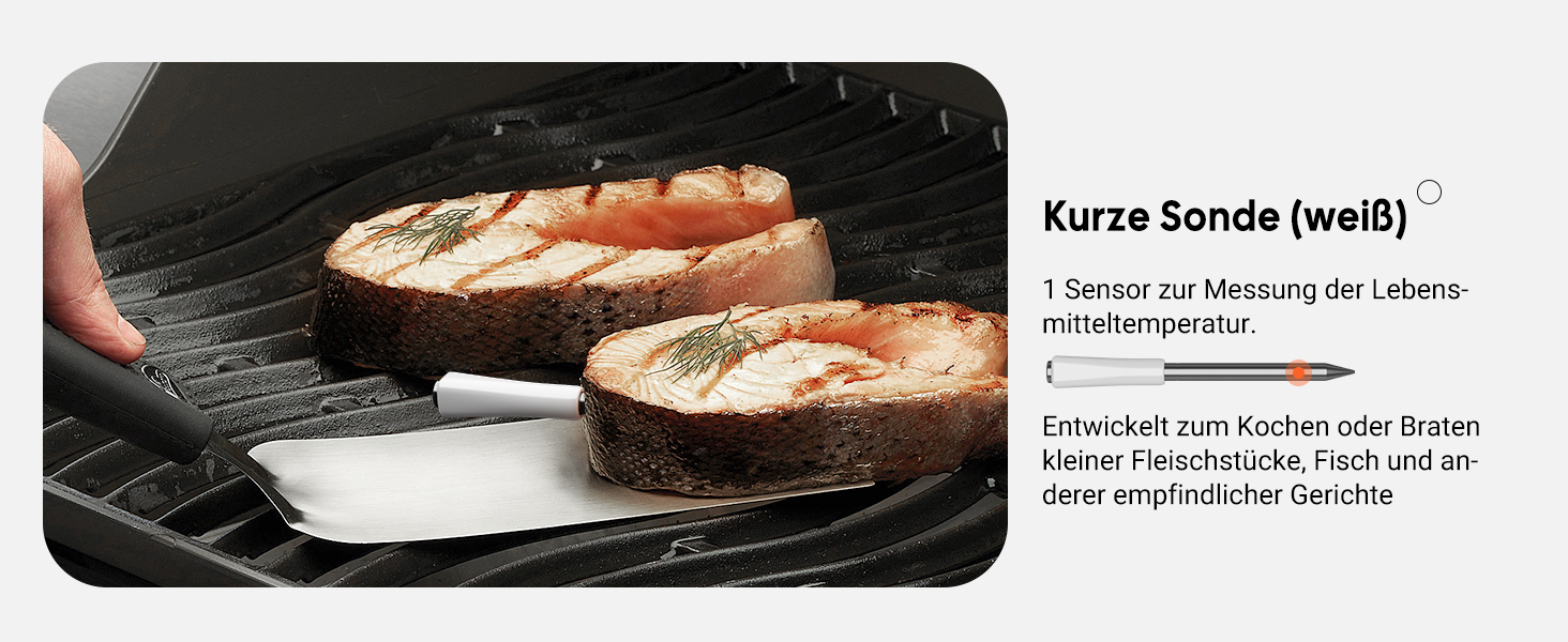 Бездротовий термометр Inkbird INT-12-BW для приготування на грилі, м'яса та випічки: Bluetooth 5.4, Wi-Fi, водонепроникний (IP67)