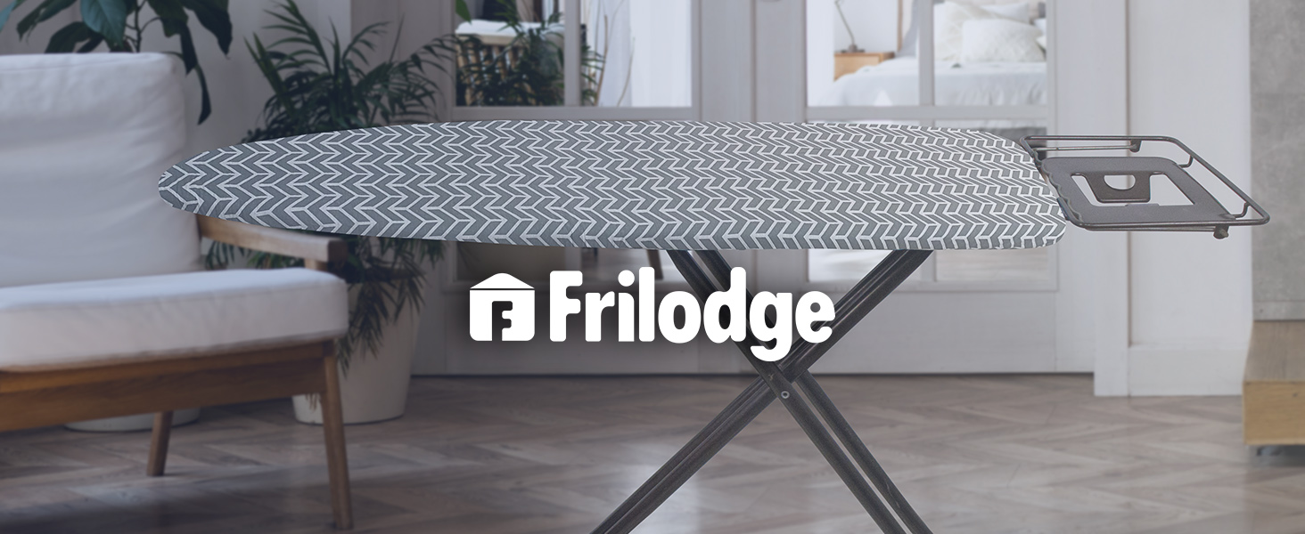 Чохол для прасувальної дошки з товстою підкладкою 120x40, 120x45, 125x45, з еластичною стрічкою по краю, липучками, підходить для прасувальних столів, ідеальний для парогенераторів