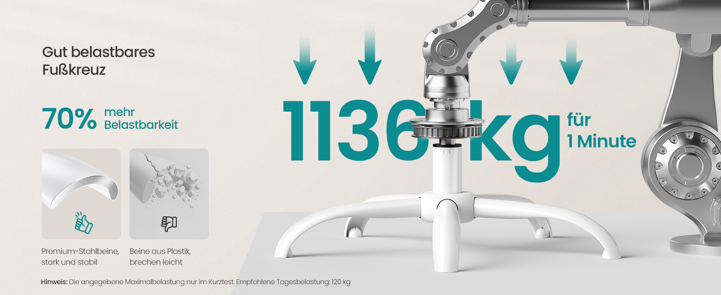 Офісне крісло SONGMICS ергономічне сітчасте, стілець для комп'ютера з регулюванням висоти та функцією гойдання, дихаюча оббивка, до 120 кг, сіро-голубий (OBN022GD01)