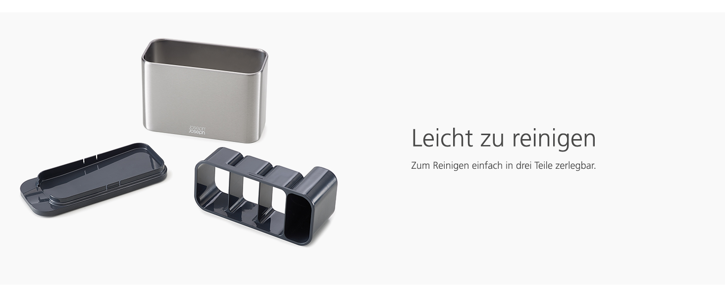 Стильний органайзер для столових приборів Joseph Joseph Surface, нержавіюча сталь, сірий