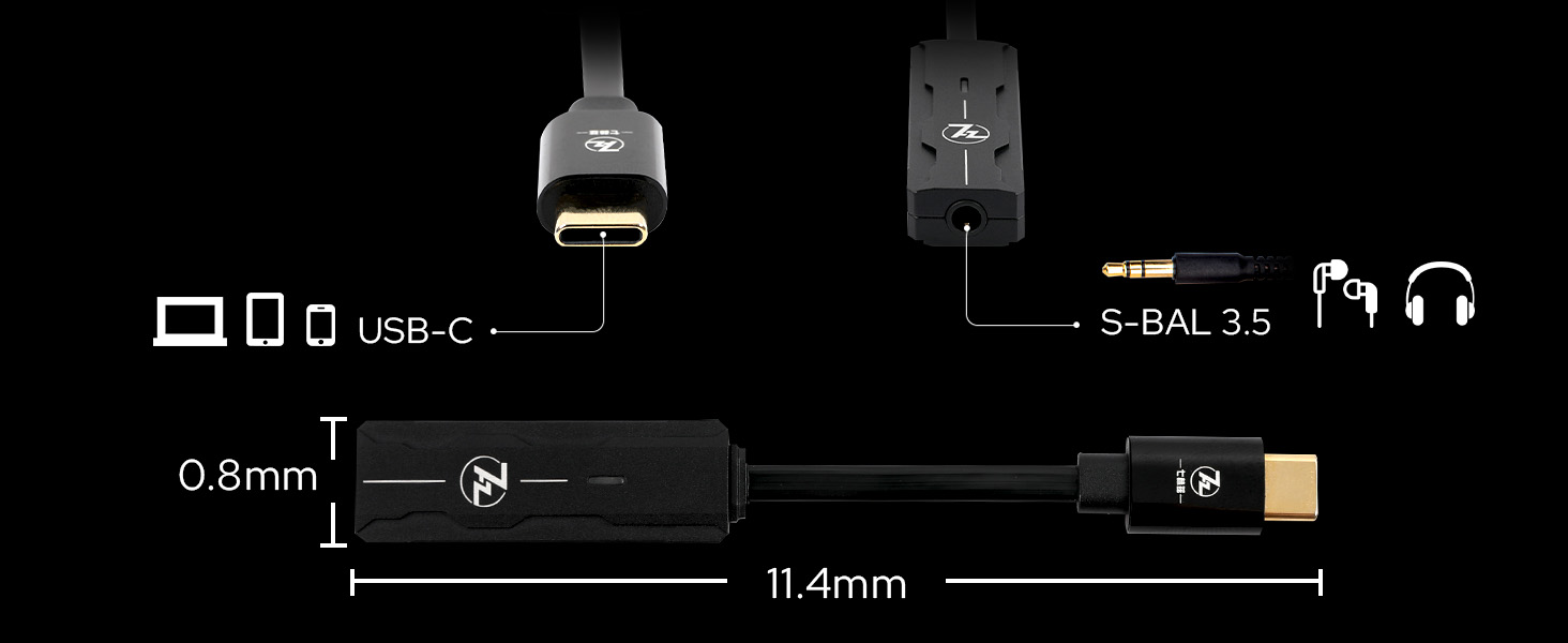 Портативний ключ ЦАП LINSOUL 7HZ 71, чіп AK4377, високоякісний OCC-кабель, Android 5.1, підключення L