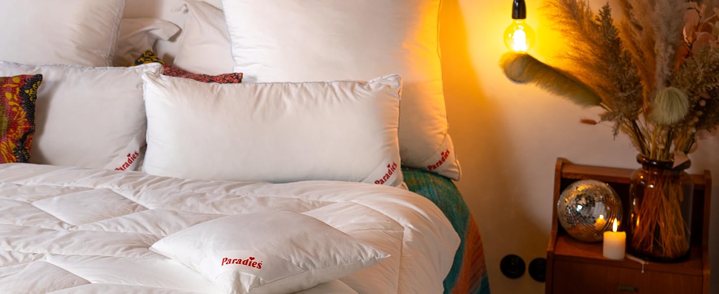 Ковдра Paradies Ganzjahresdecke 135x200 см - Prima Bio, тепла та дихаюча, стегане покривало для ліжка 135x200 см