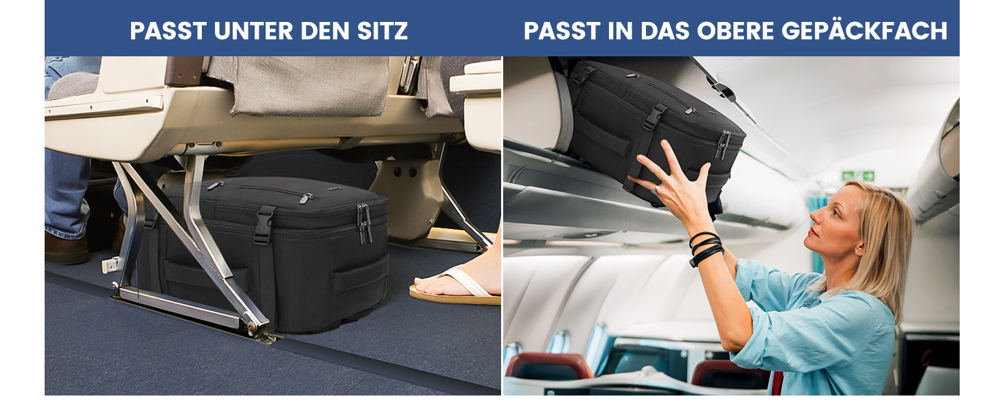 Рюкзак LOVEVOOK для ручної поклажі 40x30x20, 24л, для ноутбука 14 дюймів, з USB, чорний