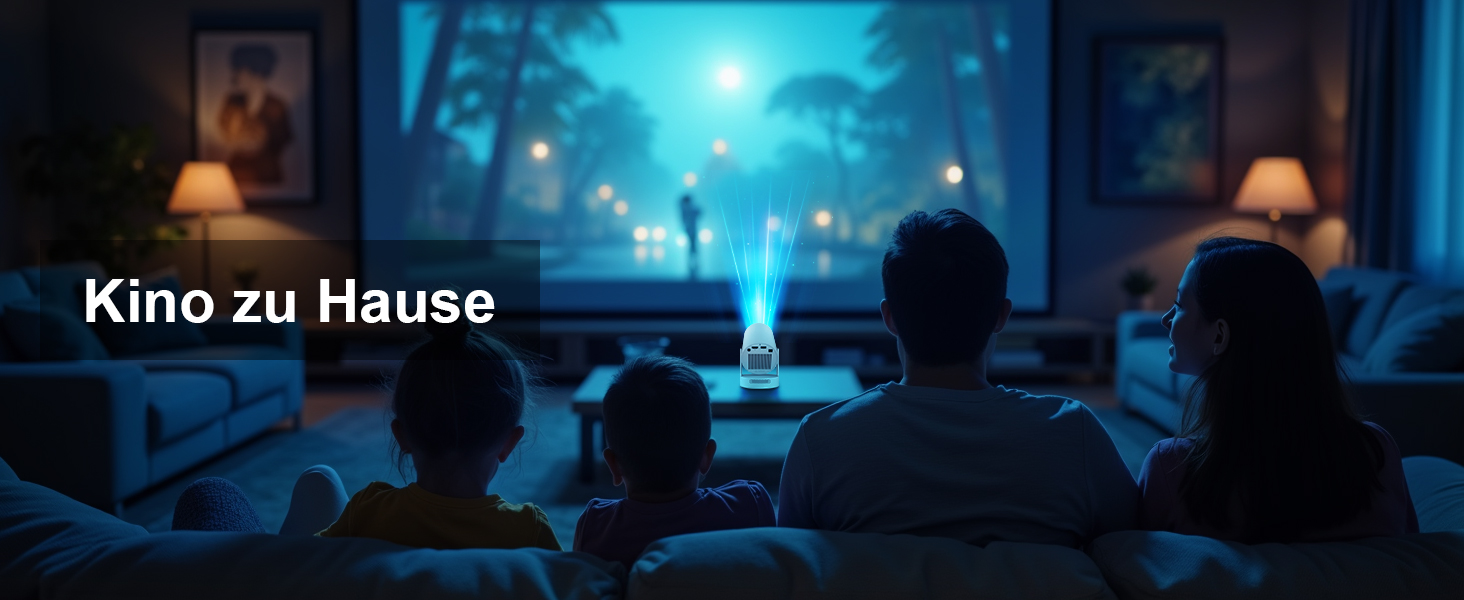 Портативний міні-проектор 4K з Wi-Fi 2.4/5G, Android 11, Full HD 1080P, HDMI, для телефону/ПК/ноутбука/Stick, зовнішній динамік (HY300Plus)