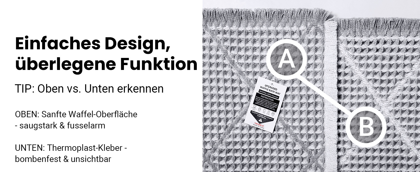 Набір килимків для ванної кімнати 2 шт. Boho стиль, сірий колір, 51x120 см + 46x77 см, нековзкі, для ванної та пральні
