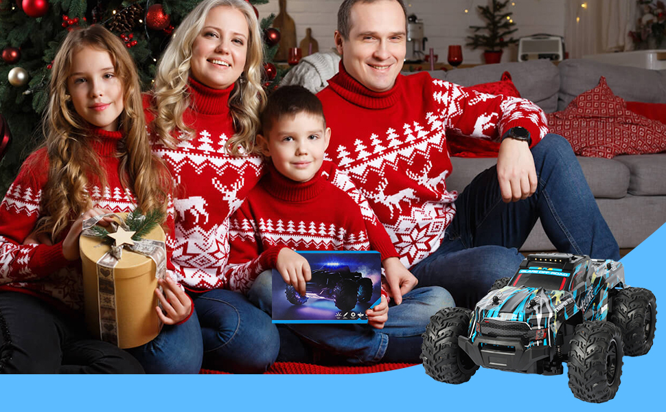 Радіокерований позашляховик Monstertruck 1:18, 22 км/год, для хлопчиків 5-12 років - іграшка та подарунок