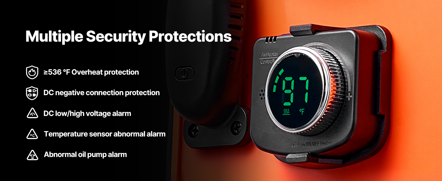 Дизельний опалювач VEVOR 8 кВт 12/24 В з пультом керування та LCD-дисплеєм, 4.5 л, для вантажівок та автодому