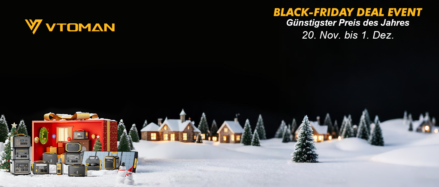 Портативна електростанція VTOMAN, ємність 828 Wh, номінальна потужність 1000 W, пікова потужність 2000 W