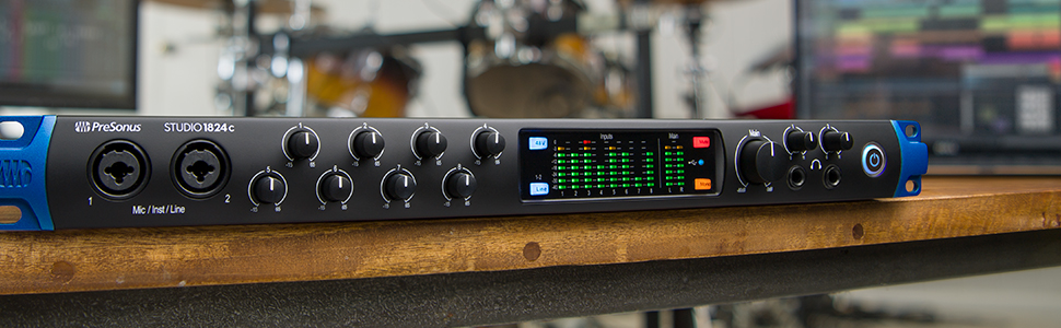 Аудіоінтерфейс PreSonus Studio 24c USB-C для запису, стрімінгу, подкастингу + Studio One Artist, Ableton Live Lite