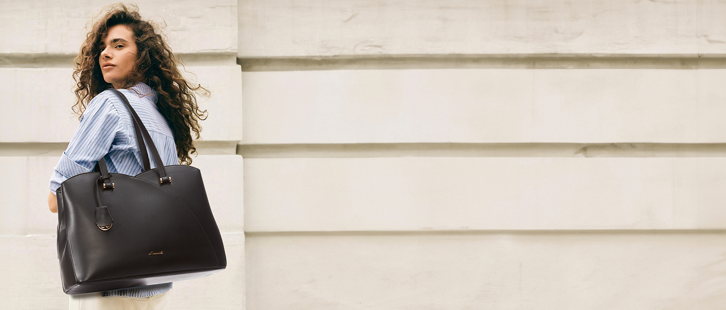 Сумка LOVEVOOK для жінок: велика, для ноутбука, шопер, робоча, офісна, з PU шкіри, чорна (15,6 дюймів)