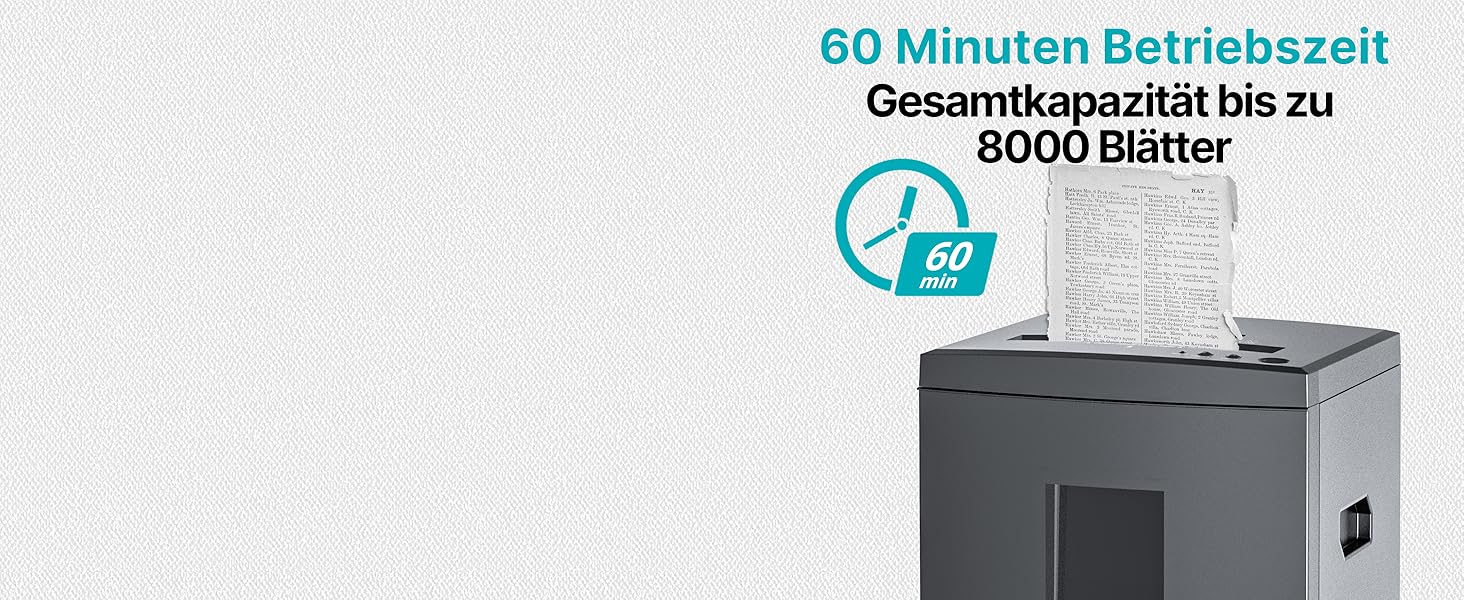 Шредер для паперу WOLVERINE P4 SD9113: 18 листів, знищення CD, тихий, 22 л, сірий