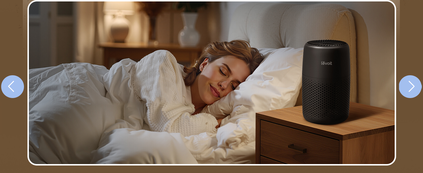 Повітряочисник LEVOIT Core Mini з ароматерапією, HEPA-фільтр, чорний