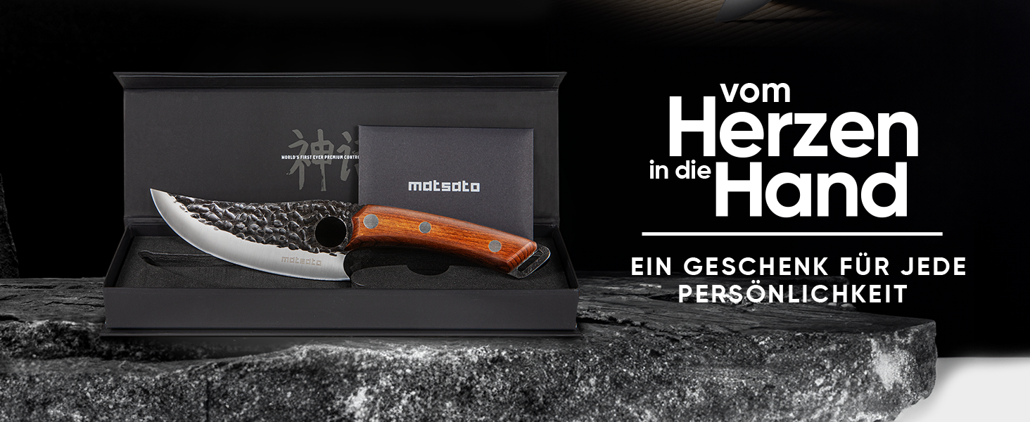 Ніж кухарський Matsato 15 см - оригінальний кухонний ніж для нарізання та подрібнення