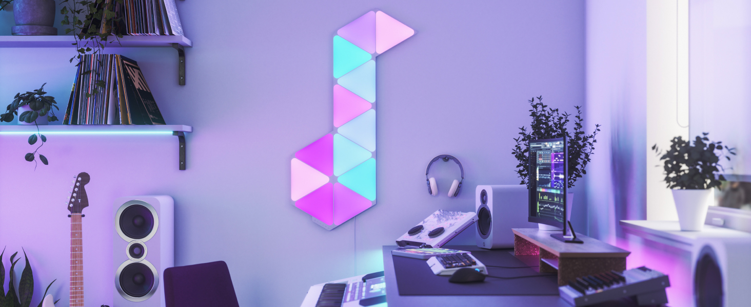 Смарт-трикутні світлодіодні панелі Nanoleaf  RGBW Wi-Fi