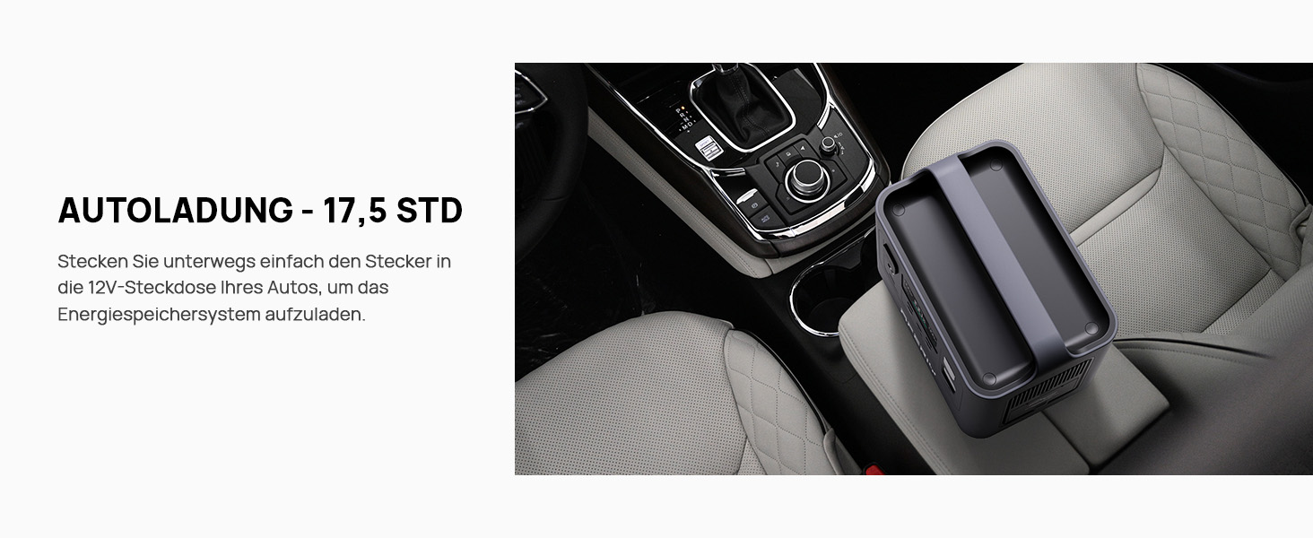 Портативна електростанція AFERIY, ємність 512 Wh, номінальна потужність 230 W