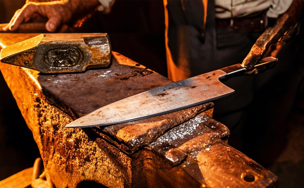 Саторі Дамаска 18 см - професійний кухонний ніж з дерев'яною ручкою, високовуглецева сталь VG10, преміум якість