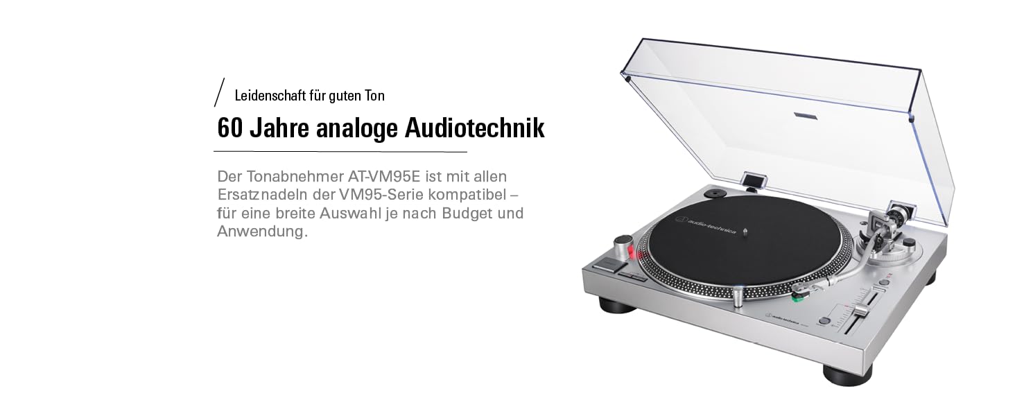 Програвач вінілу Audio-Technica LP120XUSBBK з прямим приводом, аналоговий та USB, чорний