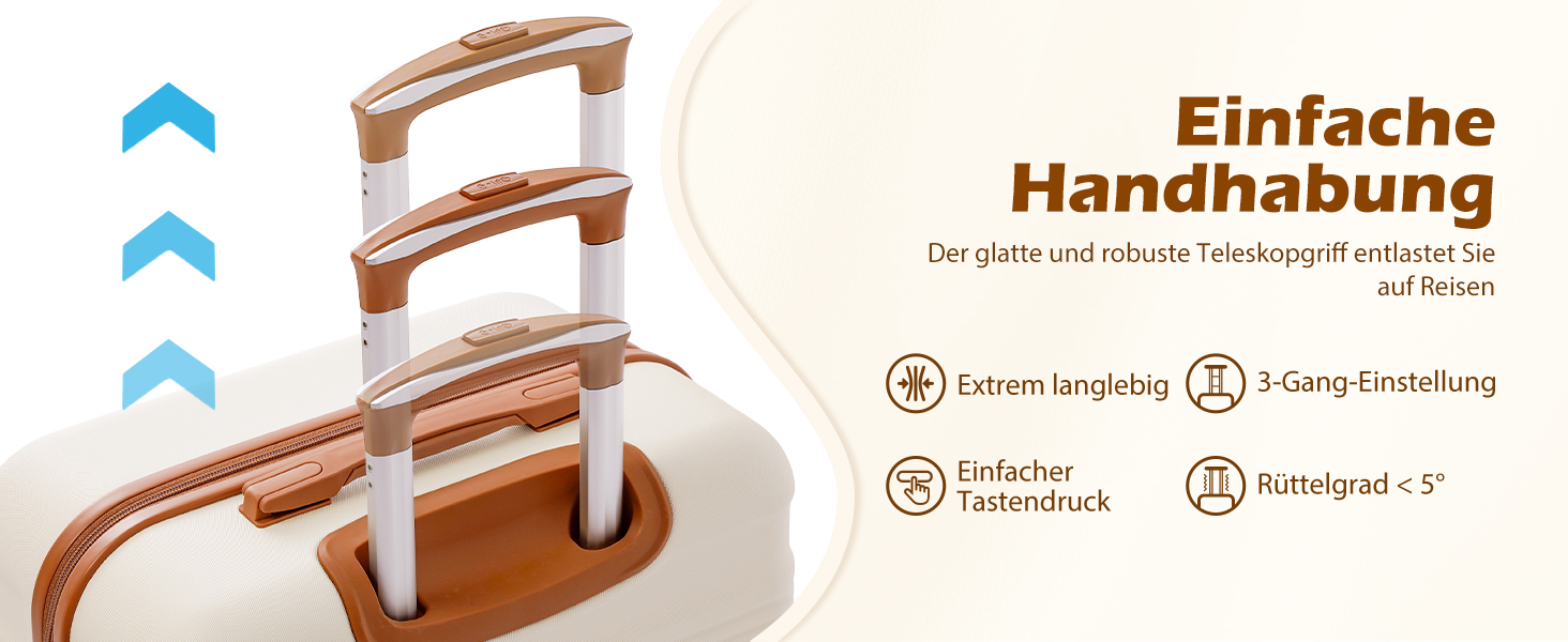 Набір валіз COOLIFE 3 шт: великий дорожній набір 71 см + сумка та косметичка | ABS, 360° колеса, TSA-замок | Ідеально для подорожей, круїзів, навчання за кордоном, сімейного відпочинку | Жовто-чорний колір