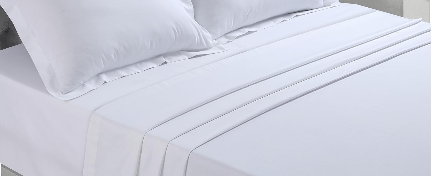 Комплект постільної білизни VISION Alice: простирадло та 2 наволочки, бавовна, бежевий, 200 x 200 см