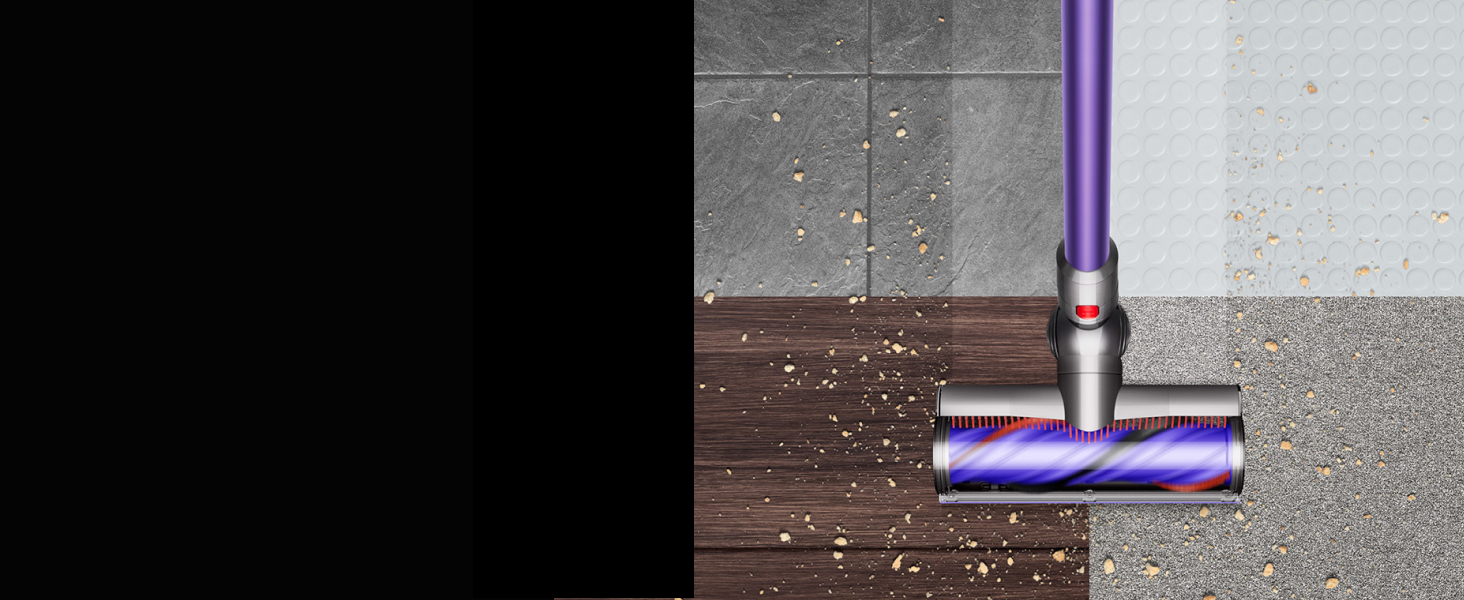 Бездротовий пилосос Dyson V11 Advanced: 200 Airwatt, 60 хвилин роботи, технологія видалення шерсті, для підлоги та рук (Nickel/Violett)