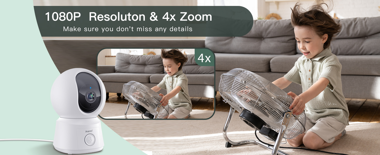 Радіоняня Arenti з камерою та додатком, 5