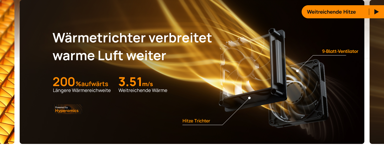 Електричний обігрівач Dreo Atom 316: тихий, керамічний, з термостатом та захистом, 1500W