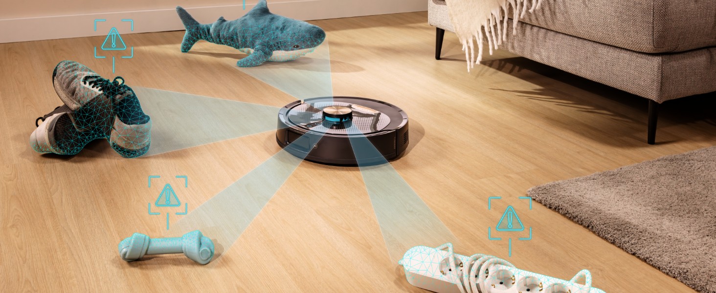 Робот-пилосос та робот-мийник Cecotec Conga M100 X-Treme з AI та керуванням через додаток. Потужність всмоктування 20000Pa, штучний інтелект, силіконова щітка Anti-Tangle, обертові мопи, автономність до 220м²