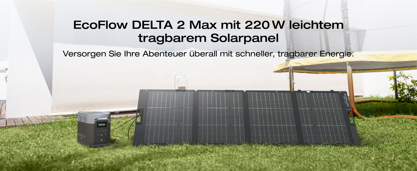 Портативна електростанція EcoFlow DELTA 2 Max, 2048 Вт·год, потужність 3000 Вт