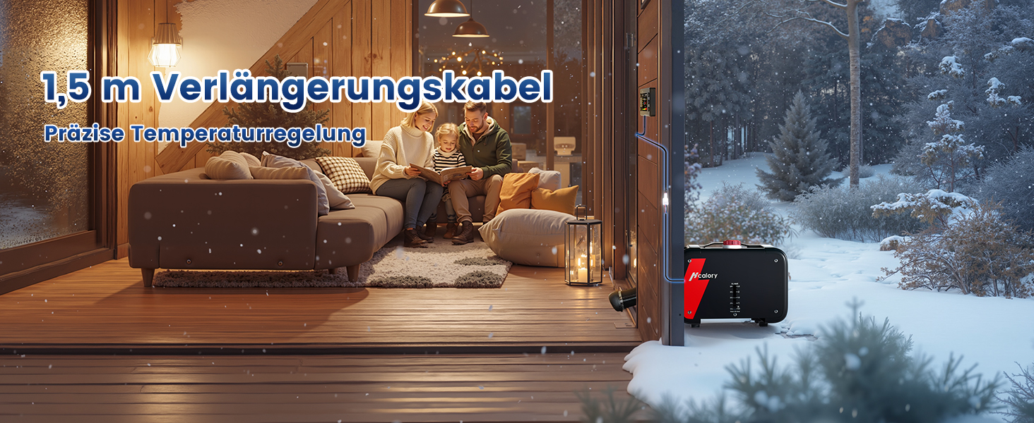 Дизельний опалювач 8kW Blazecore 1S з Wi-Fi, 12/24V/240V, 0.12-0.45 л/год, 10-рівнів регулювання температури, автоматичний старт/стоп для авто та вантажівок