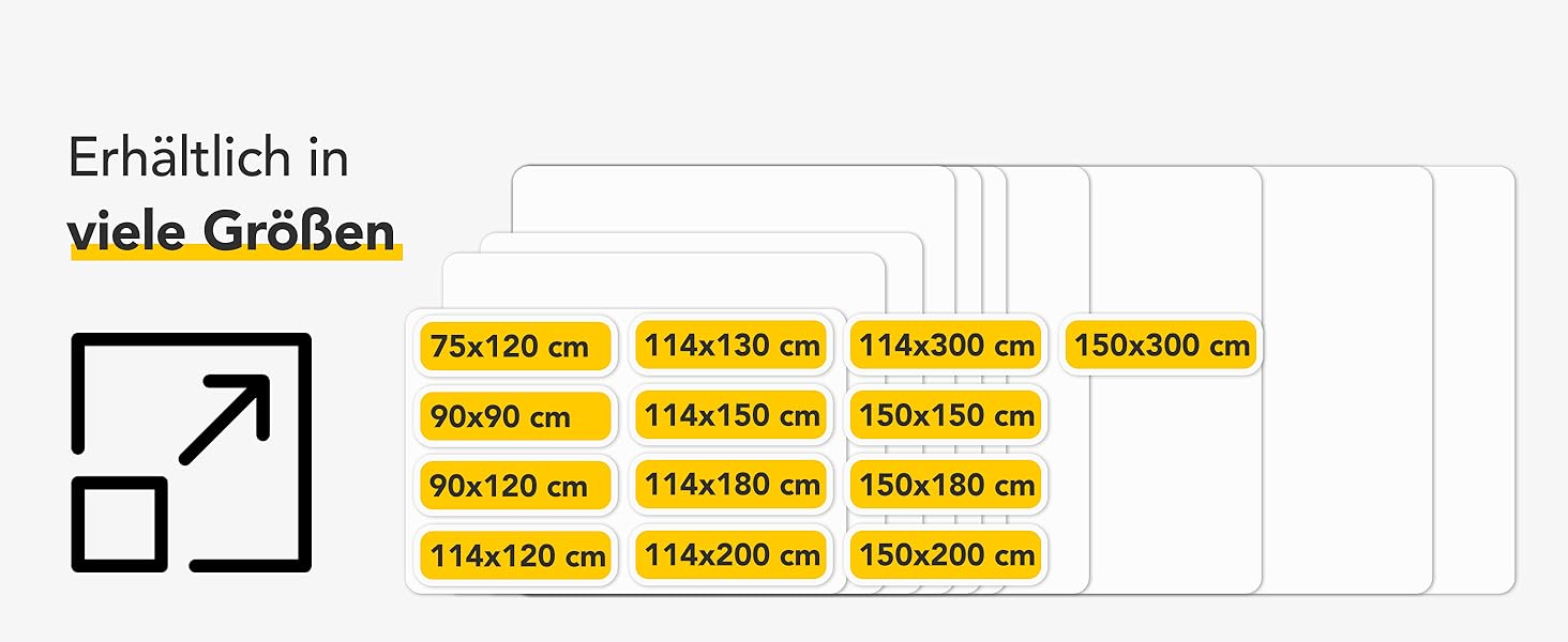 Захисна килимок KARAT для твердих підлог - 114 x 200 см, молочно-білий - захист для офісного крісла, килимок для паркету, ламінату, з поліпропілену (Revolution)