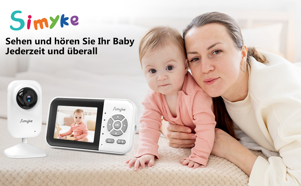 Відеоняня з WiFi та камерою: монітор 2.8